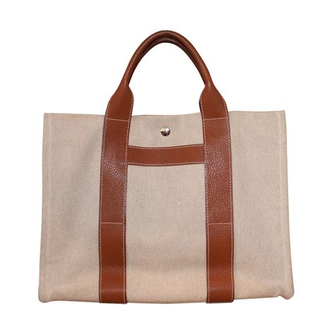 hermes canvas tote bag|authentic hermes totes.